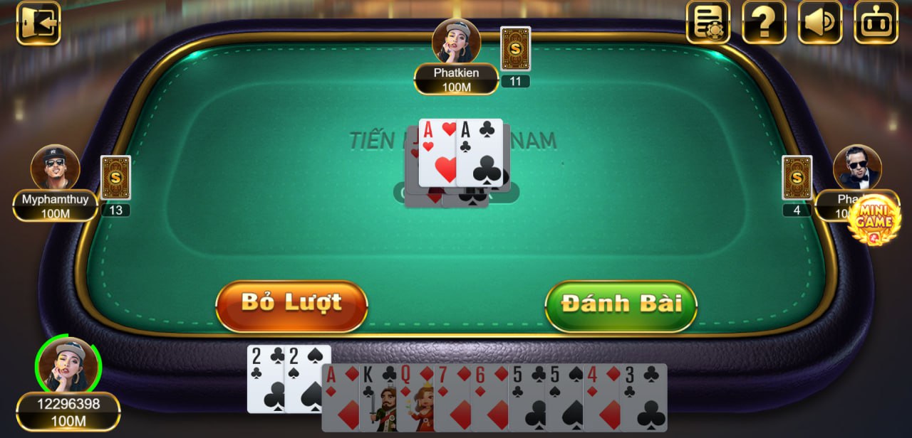 Kinh nghiệm chơi tiên lên miền Nam tại 8us games 3 Kinh nghiệm chơi tiến lên miền Nam