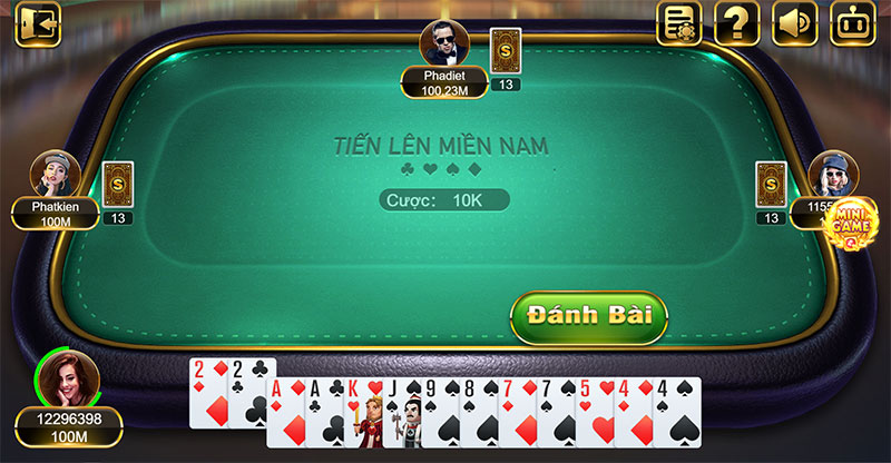 13 Thể loại game bài đổi thưởng đang thu hút đông người chơi nhất 3 Tiến lên miền nam 8us-1